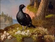 Ferdinand von Wright Black Grouses 1864 painting